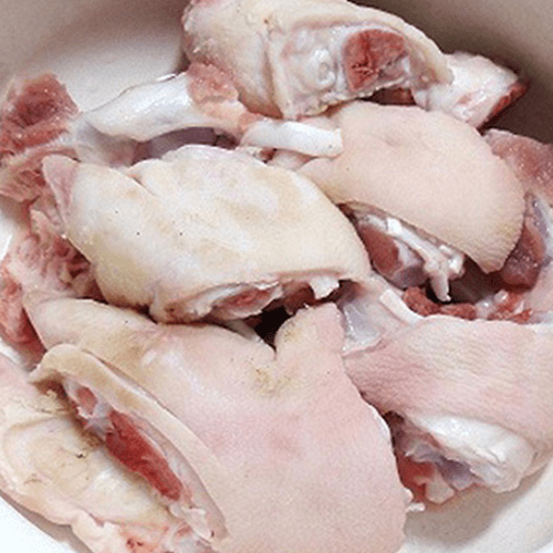 Giò NC sau chặt (đã làm sạch)